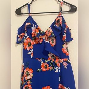 Off-shoulder Floral Dress
